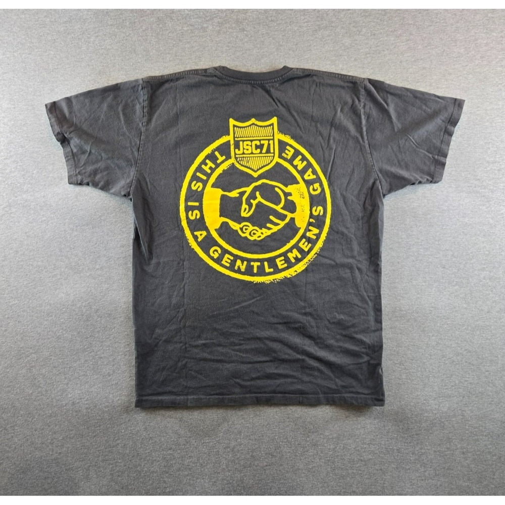 Standard Issue Tees x Jones Sport Gentleman's Game T Shirt Men's Size Large Gray